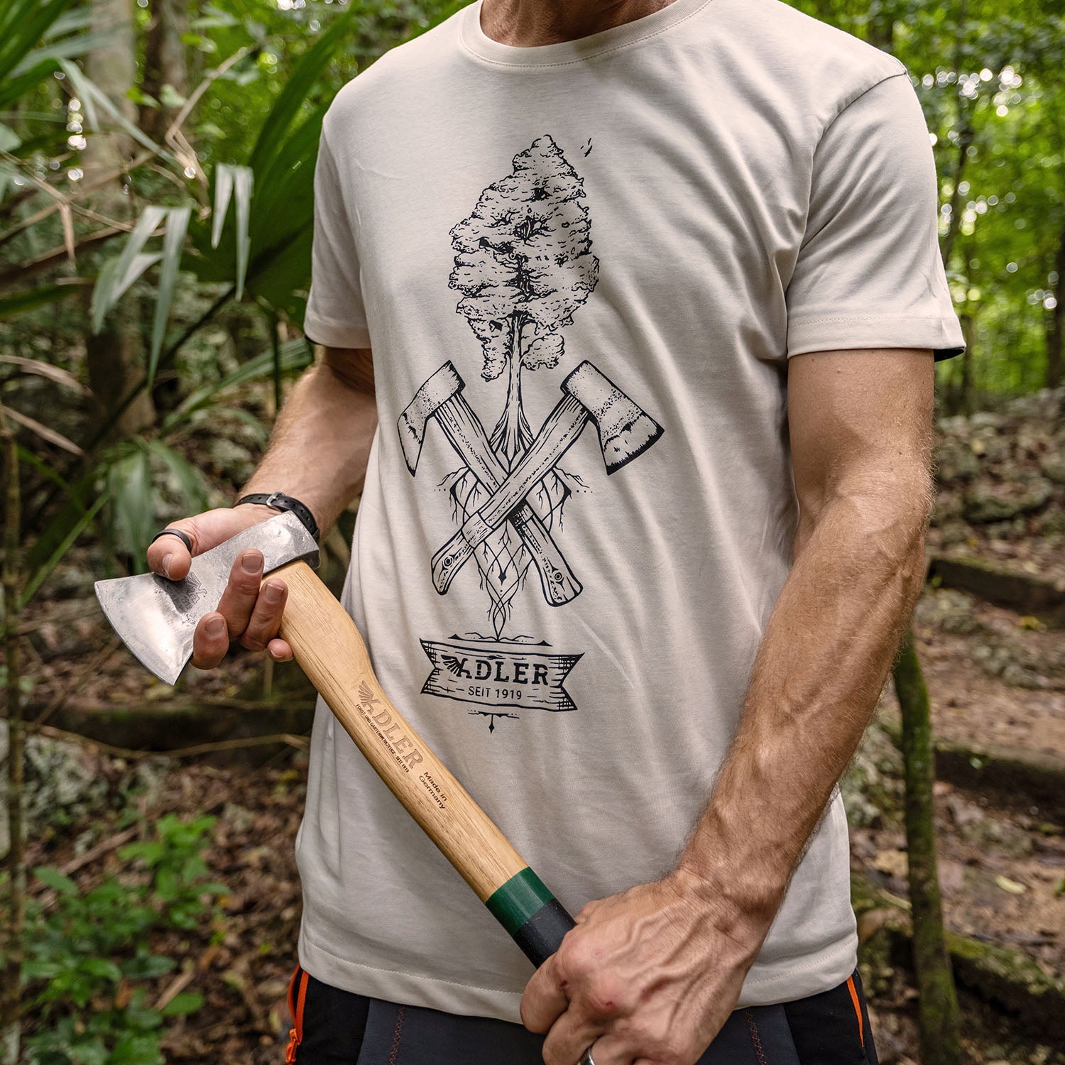 ADLER T-Shirt "Hatchets"