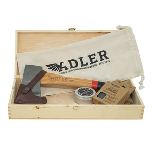 Adler Hatchet Gift Set (incl. Wooden Box)